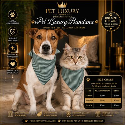 Pet Luxury Casanova Dog And Cat Bandana