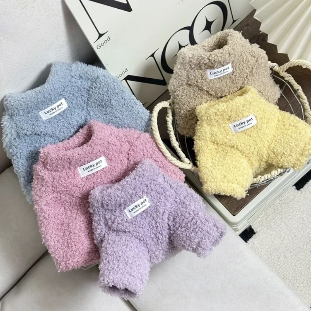 Pet Luxury Fluffy Shirt - Pink