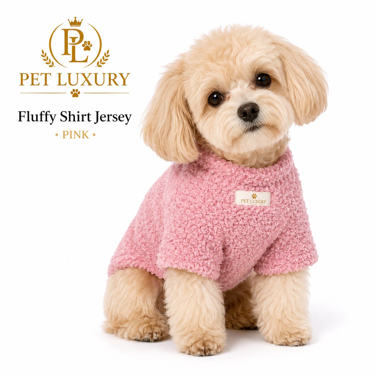 Pet Luxury Fluffy Cat And Dog Shirt Jersey – Pink