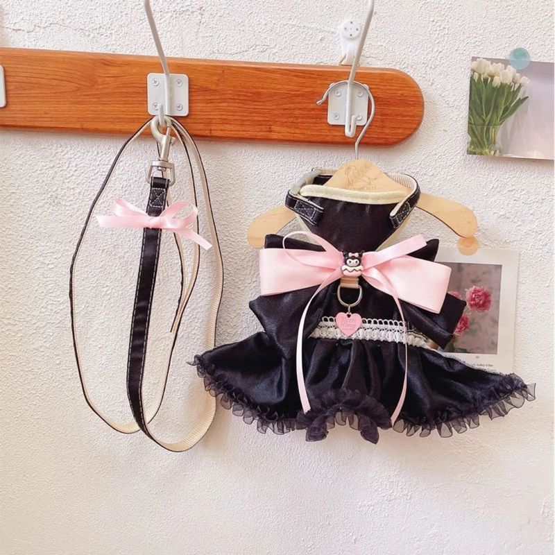Pet Luxury Beverly Hills Glam Dog And Cat Harness And Leash Dress