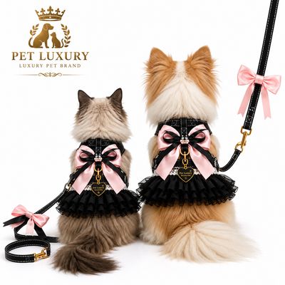 Pet Luxury Beverly Hills Glam Dog And Cat Harness And Leash Dress Pet Luxury Beverly Hills Glam Dog And Cat Harness And Leash Dress