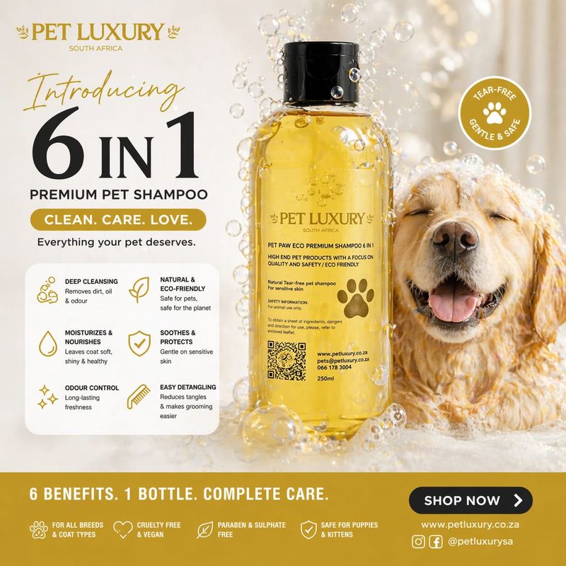 Paw Premium 6-in-1 Pet Shampoo