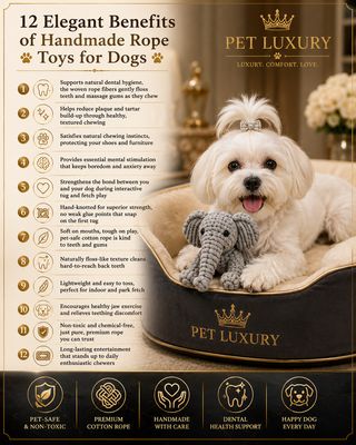 Pet Luxury Golden Elephant Tug Toy – Premium Rope Chew