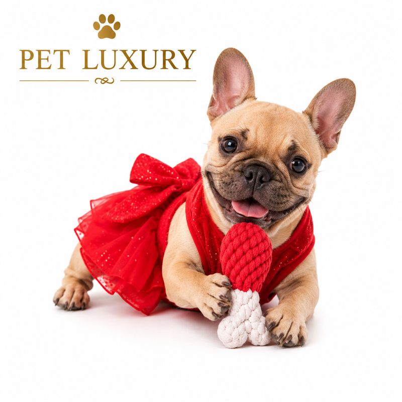 The Velvet Bone Chew Toy - Handmade Rope Dog Toy
