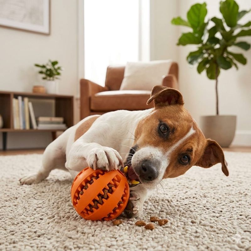 Coco Paw Dog Feeder Ball-Orange