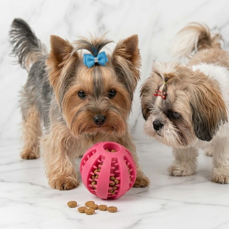 Coco Paw Dog Feeder Ball - Pink