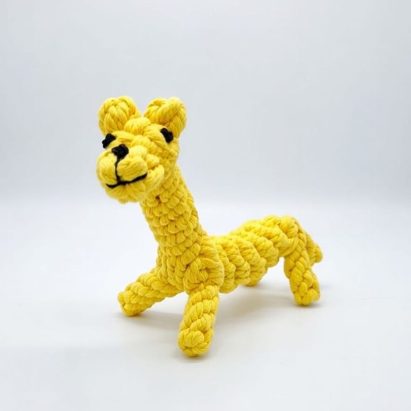 Giraffe Safari Sun Rope Dog Toy