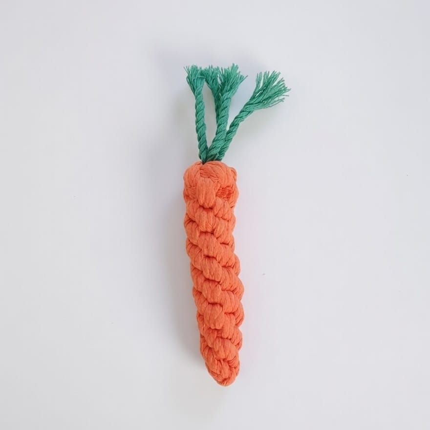 Pet Luxury Royale Carrot Rope Toy
