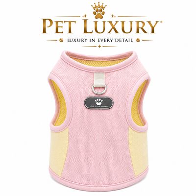 Pastel Luxury Range Dog Clothing - Pink and Yellow