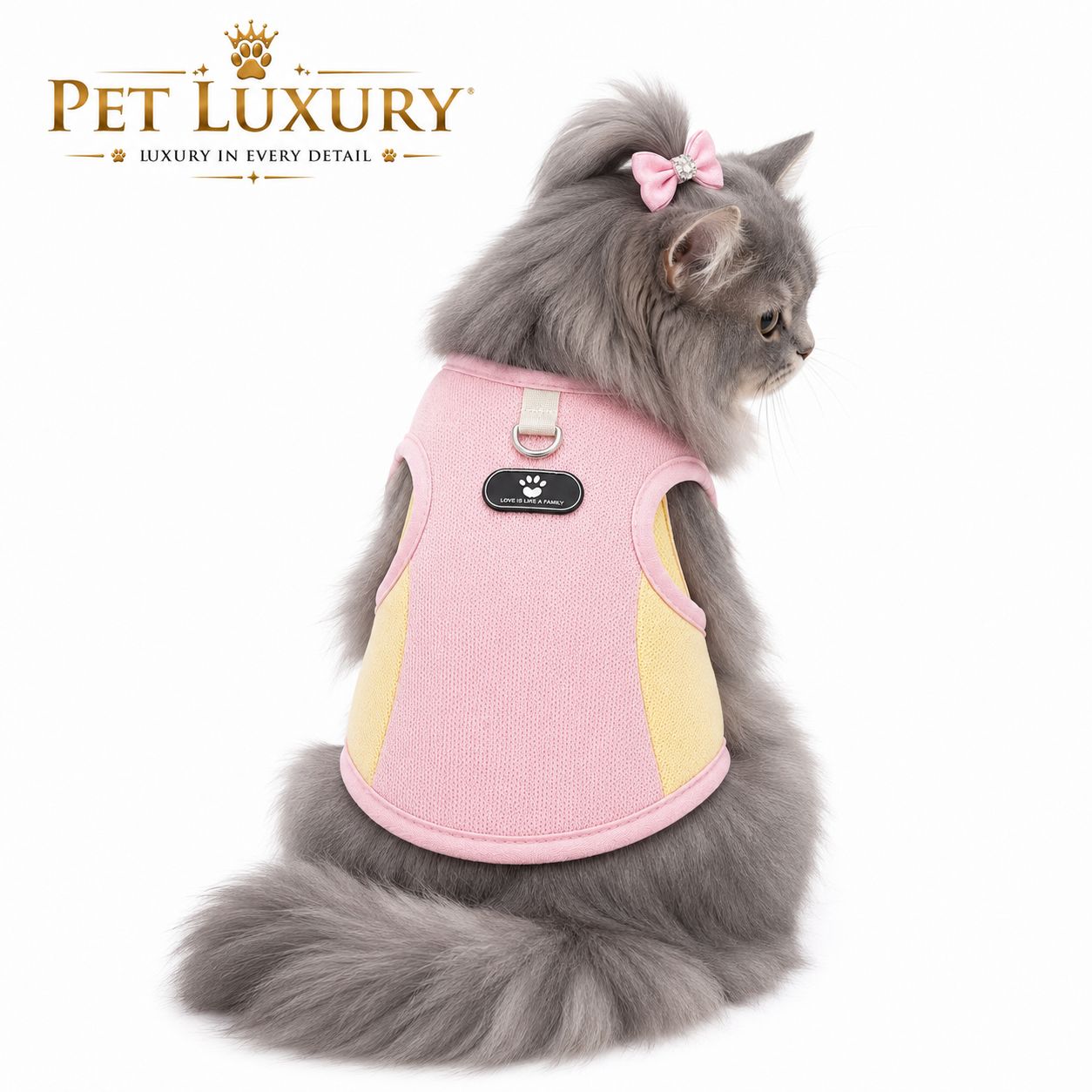 Pastel Luxury Range Dog Clothing - Pink and Yellow Pastel Luxury Range Dog Clothing - Pink and Yellow