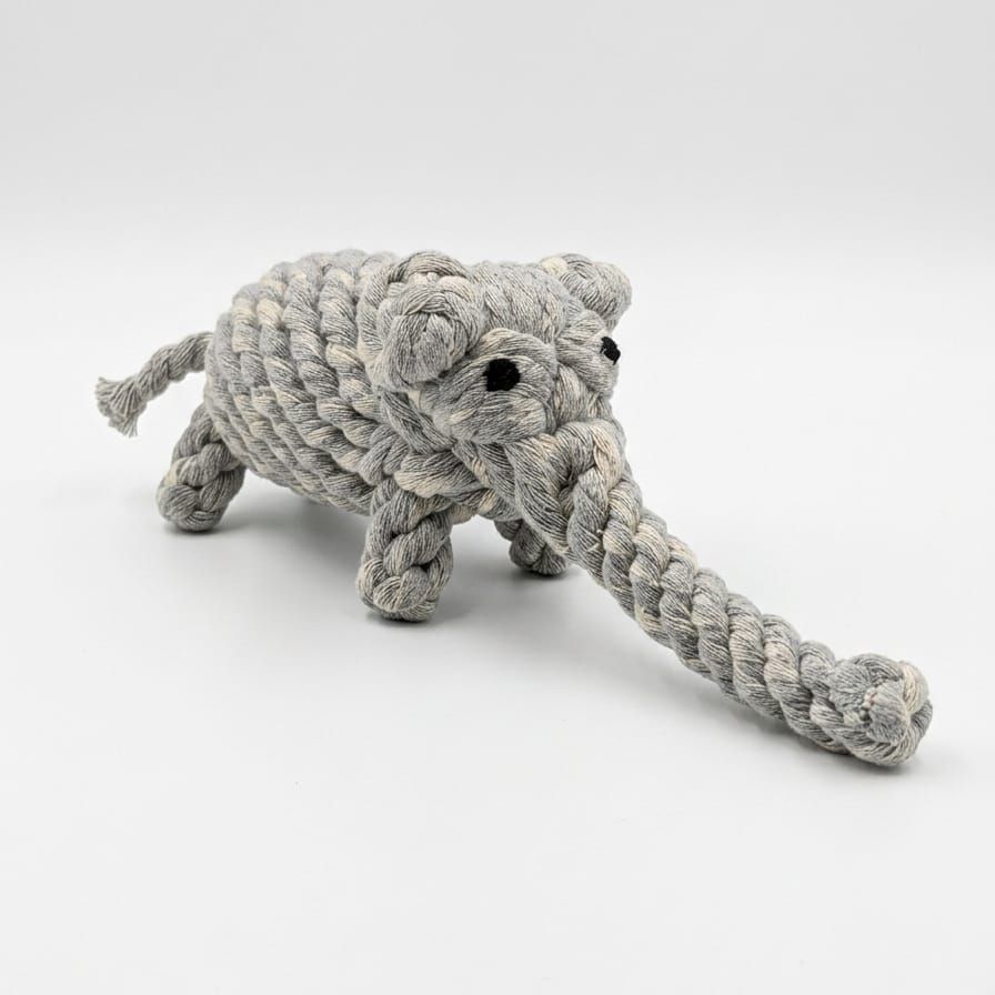 Pet Luxury Golden Elephant Tug Toy