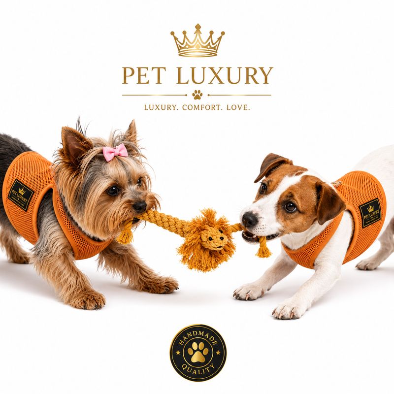 Pet Luxury Safari Lion Handmade Quality Rope Dog Toy