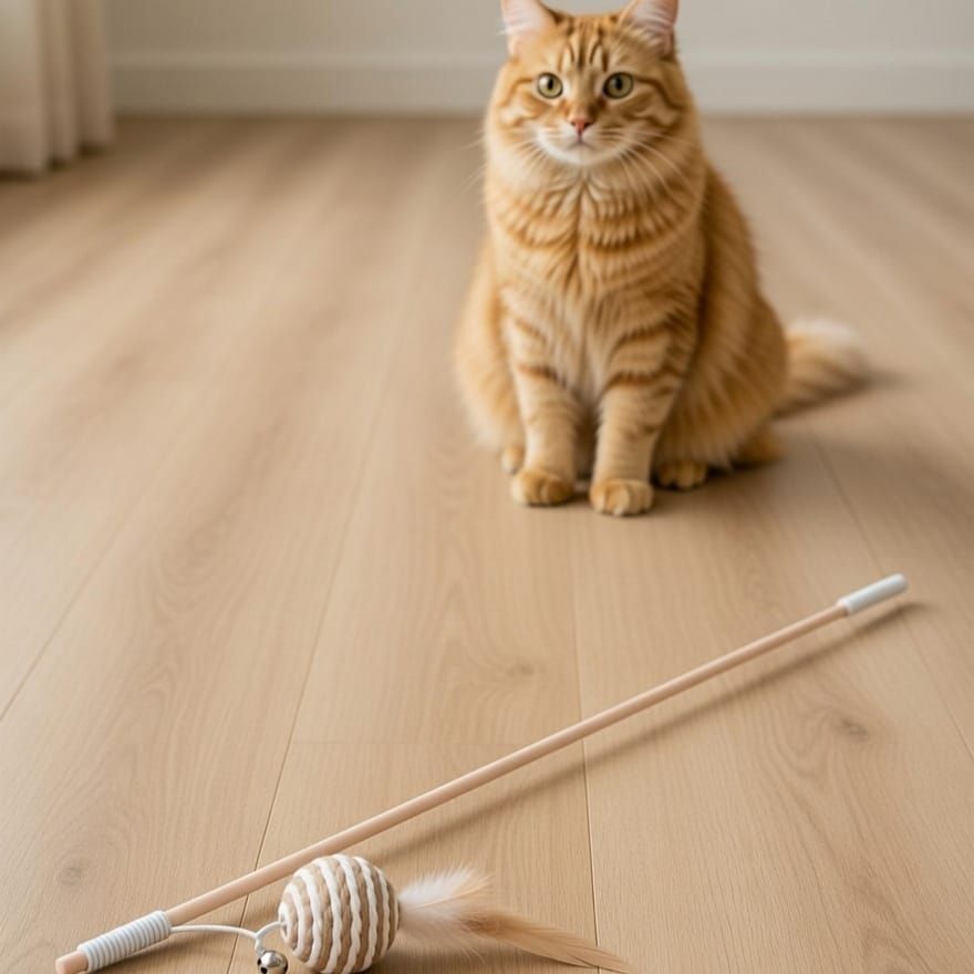 Luxury Kitty Ball Teaser with Bell