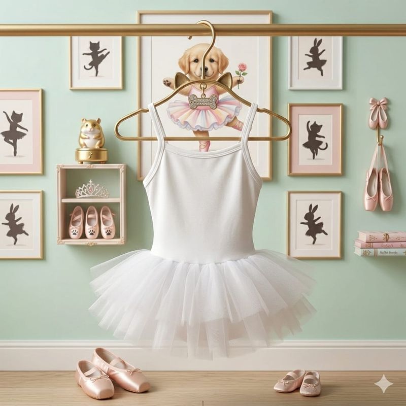 Luxury Ballerina Pet Dress-White