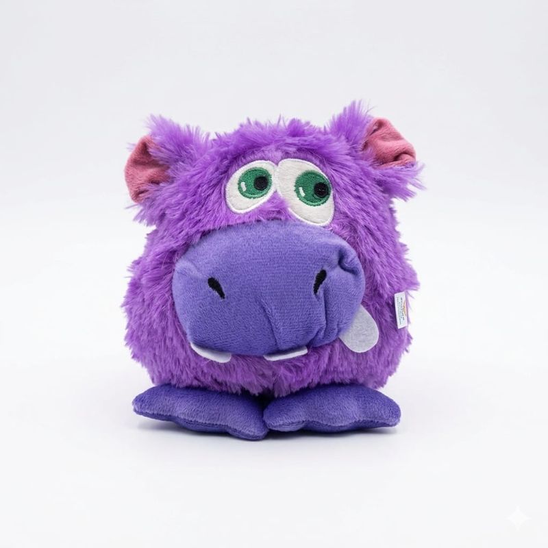​Pet Luxury Limited Edition Purple Monster Dog Squeaky Toy