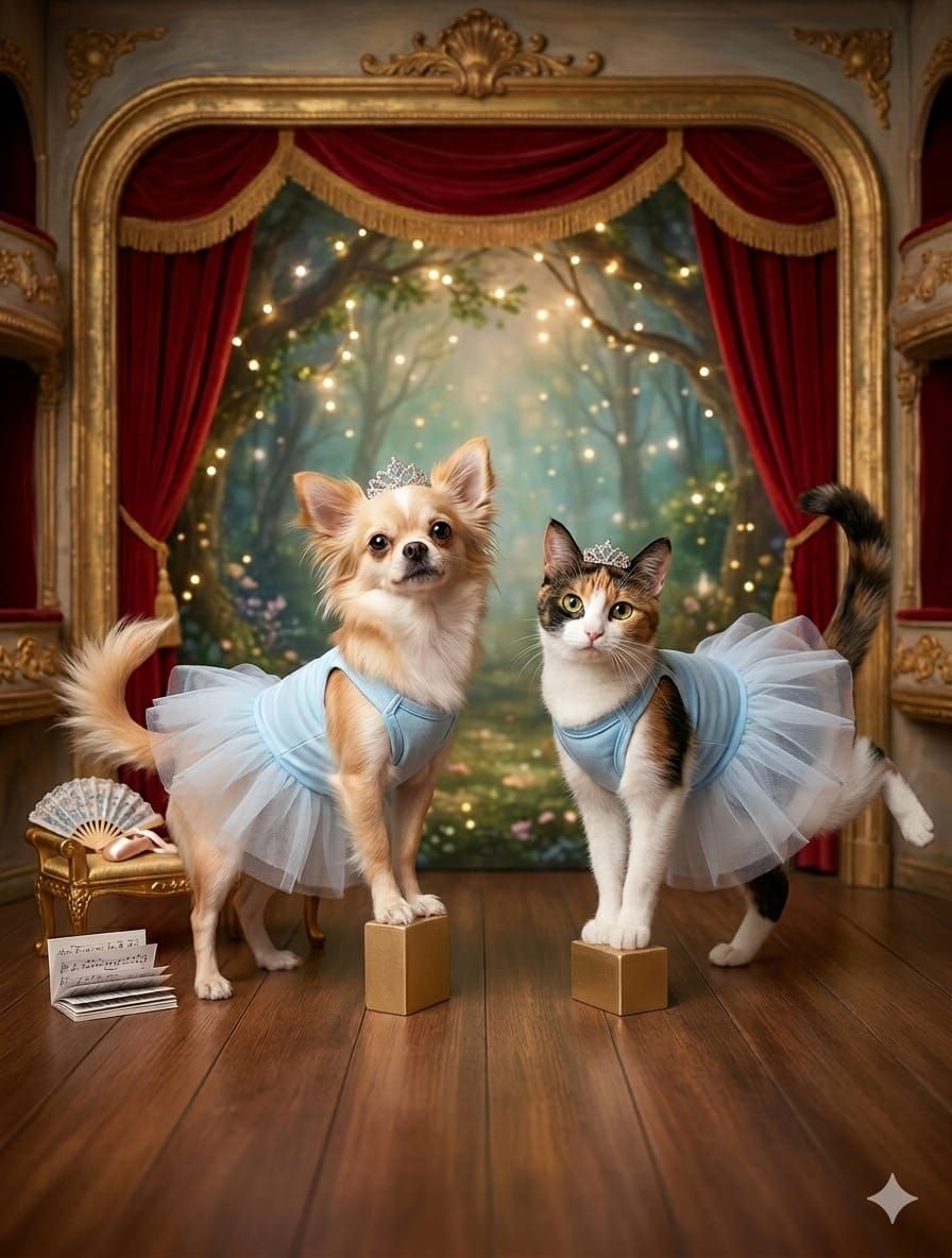 Luxury Ballerina Pet Dress-Blue