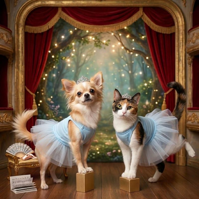 The Royal Ballerina Pet Luxury Dress - Sapphire Blue The Royal Ballerina Pet Luxury Dress - Sapphire Blue