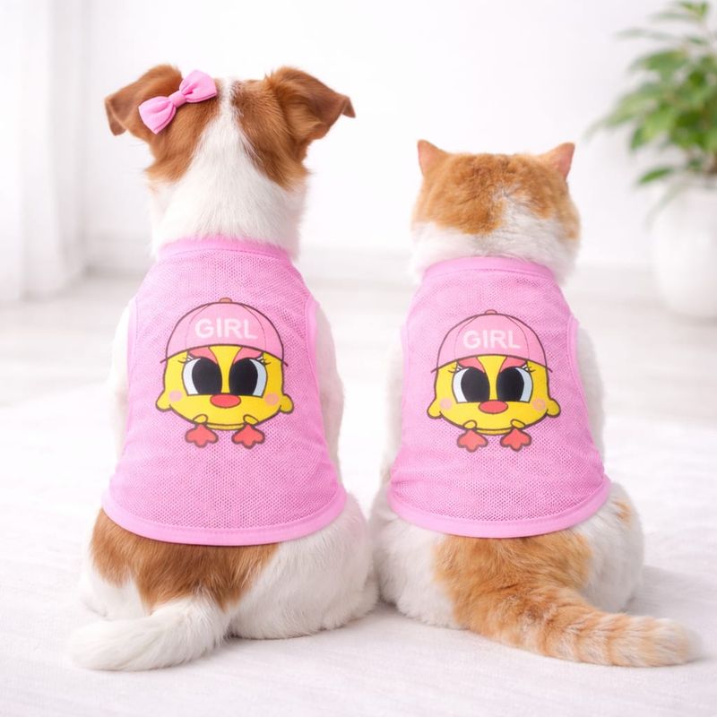 Pet Luxury Tweety Girl Daily Wear Cat and Dog Vest