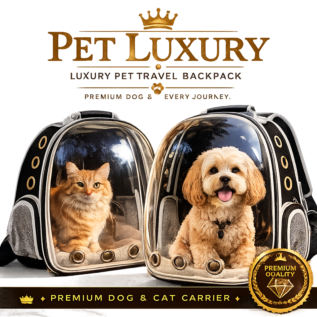 Luxury Pet Travel Backpack – Premium Dog & Cat Carrier Luxury Pet Travel Backpack – Premium Dog & Cat Carrier