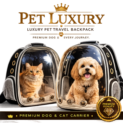 Luxury Pet Travel Backpack – Premium Dog & Cat Carrier Luxury Pet Travel Backpack – Premium Dog & Cat Carrier
