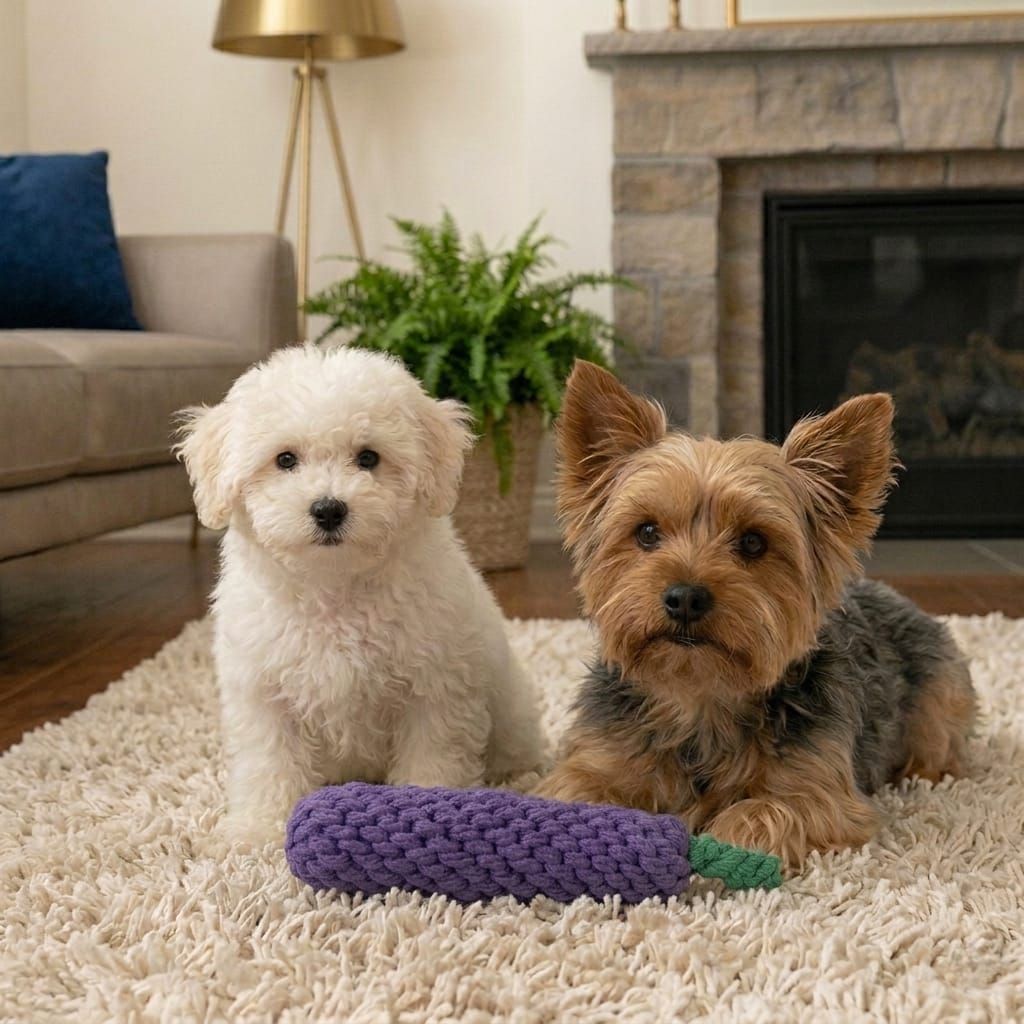 Pet Luxury Eggplant Durable Chew Rope