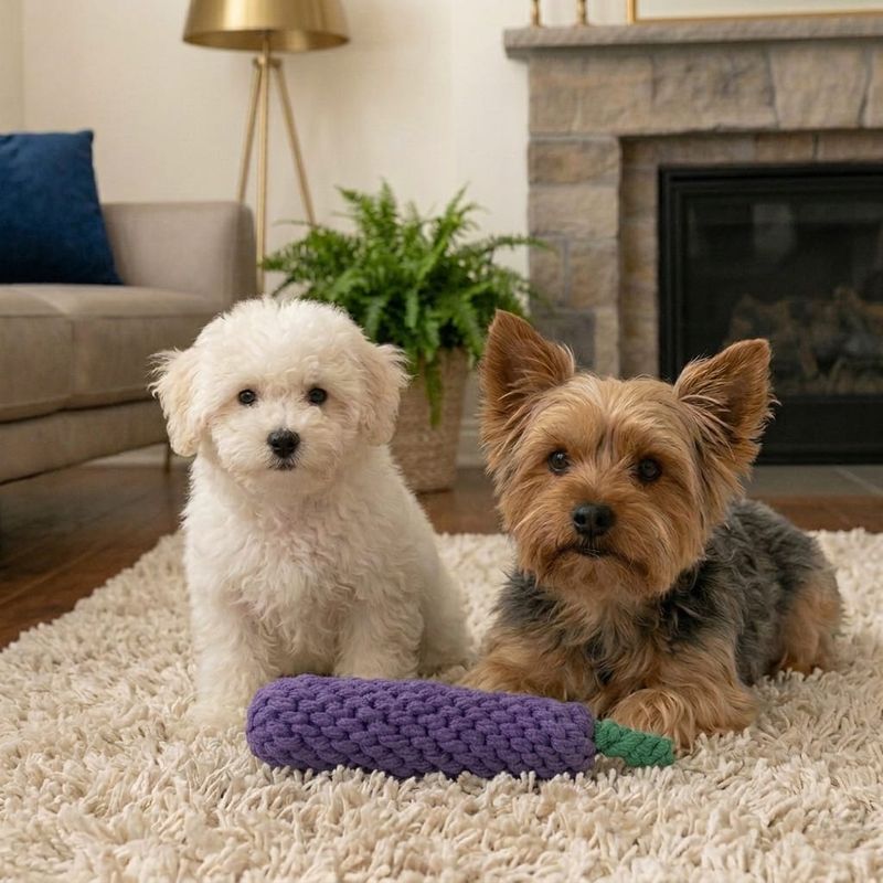 Pet Luxury Eggplant Durable Chew Rope