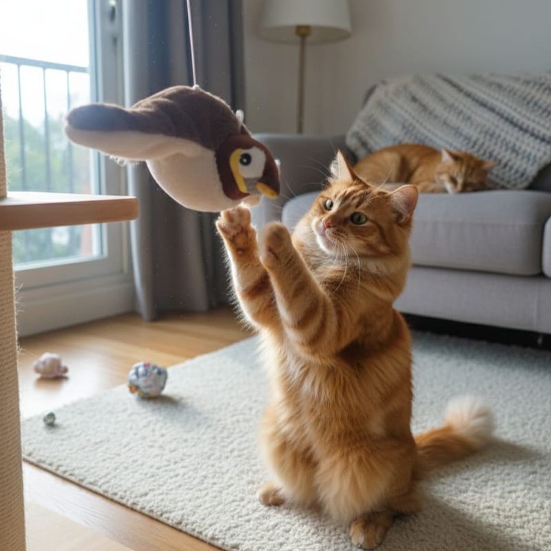 Luxury Flapping Bird Cat Toy