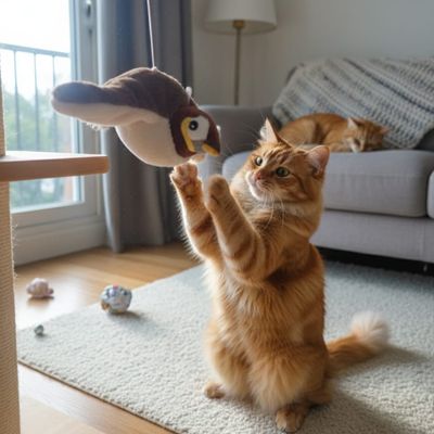 Luxury Flapping Bird Cat Toy