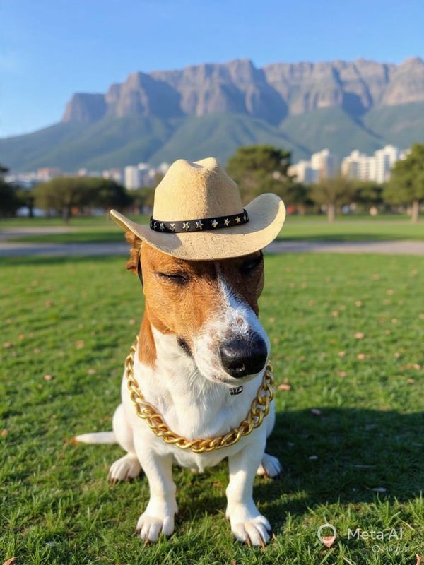 Pet Luxury Beige Cowboy Dog And Cat Fashion Hat