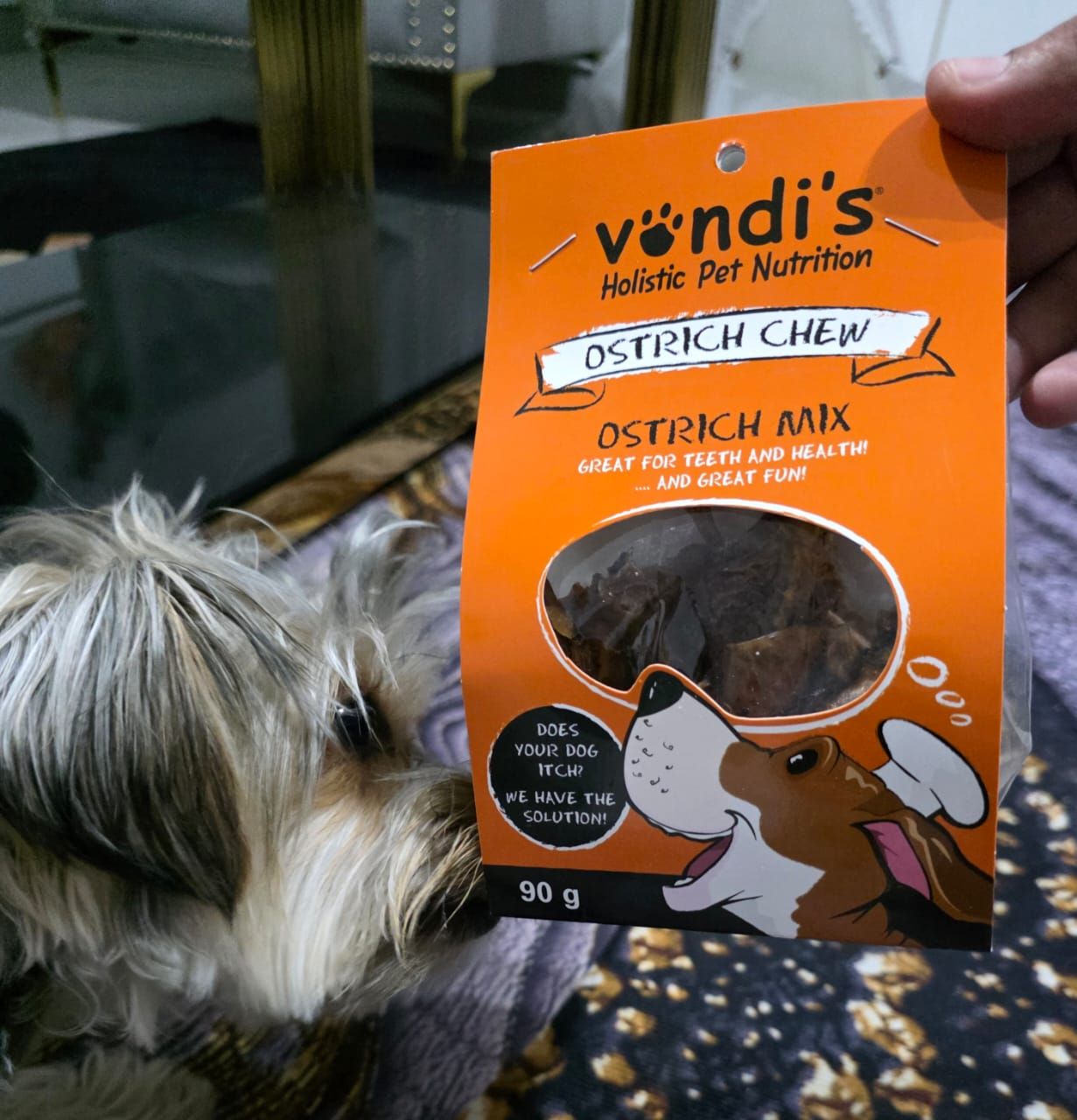 Vondis Ostrich Mix 90g from Pet Luxury Vondis Ostrich Mix 90g from Pet Luxury