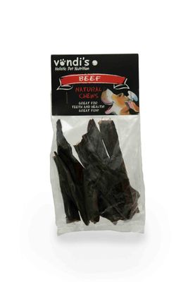 Vondis Beef Liver Biltong – 100g from Pet Luxury Vondis Beef Liver Biltong – 100g from Pet Luxury