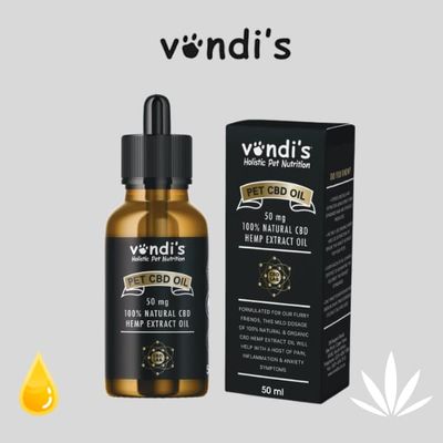 VONDIS THC Free CBD Oil  (50ml) from Pet Luxury