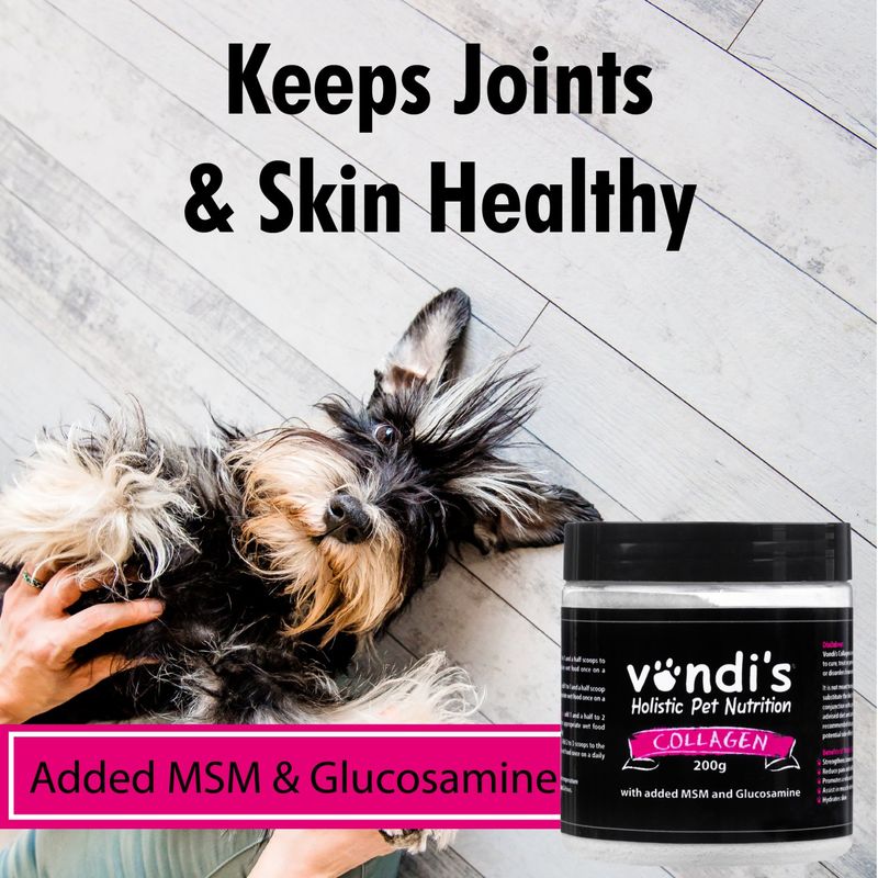Vendi’s Collagen with MSM & Glucosamine (200g) from Pet Luxury