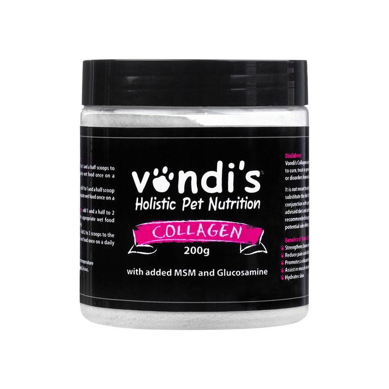 Vendi’s Collagen with MSM & Glucosamine (200g) from Pet Luxury