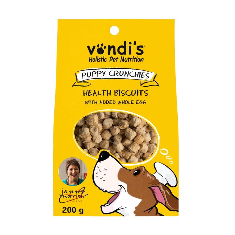 Vondi’s Puppy Crunchies – For Healthy Growth & Development (200g) from Pet Luxury