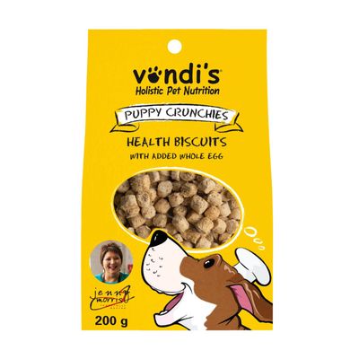 Vondi’s Puppy Crunchies – For Healthy Growth & Development (200g) from Pet Luxury Vondi’s Puppy Crunchies – For Healthy Growth & Development (200g) from Pet Luxury