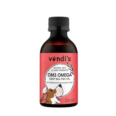 VONDIS OM3 Omega Oil – 200ml from Pet Luxury