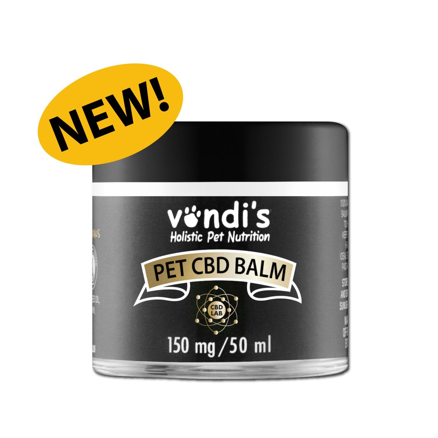 Vondi's CBD Infused Hot Spot Pet Balm 150mg (50ml) from Pet Luxury