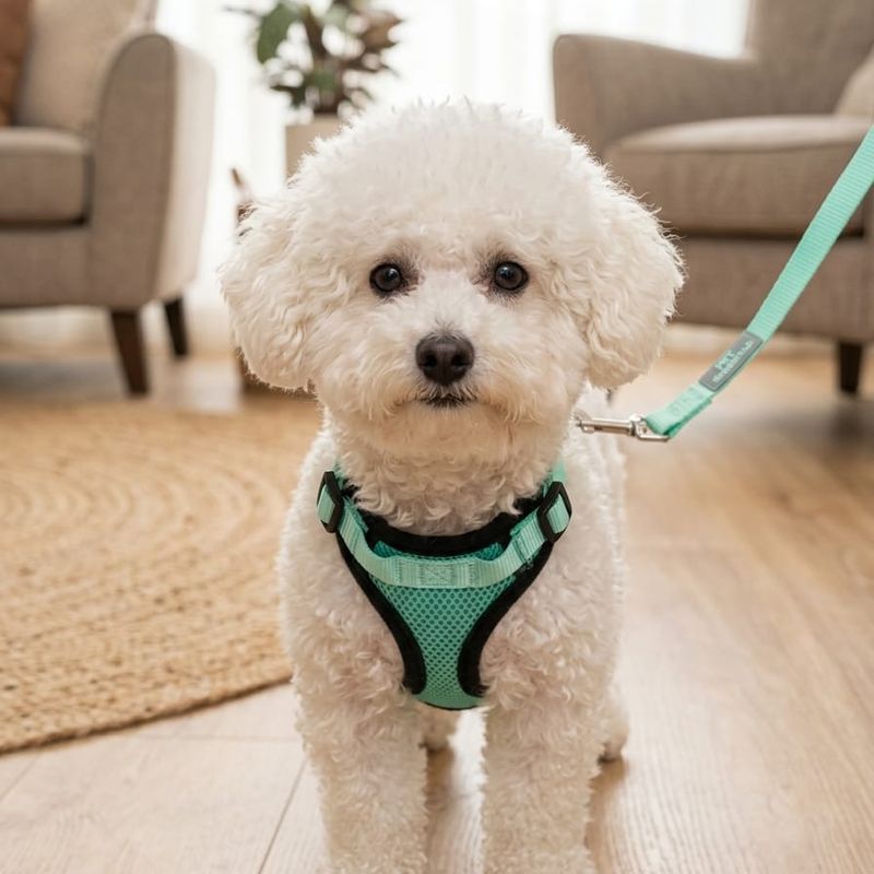 Pet Luxury Urban Turquoise Paws Harness