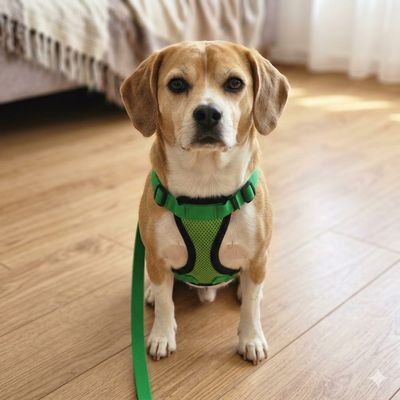 Pet Luxury Urban Green Paws Harness