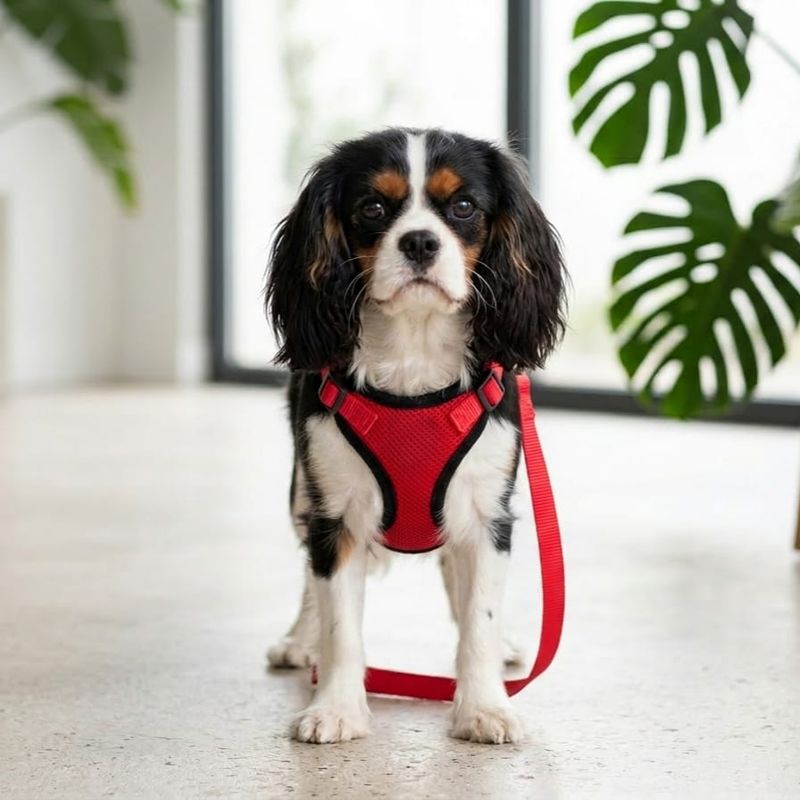 Pet Luxury Urban Red Paws Harness Pet Luxury Urban Red Paws Harness
