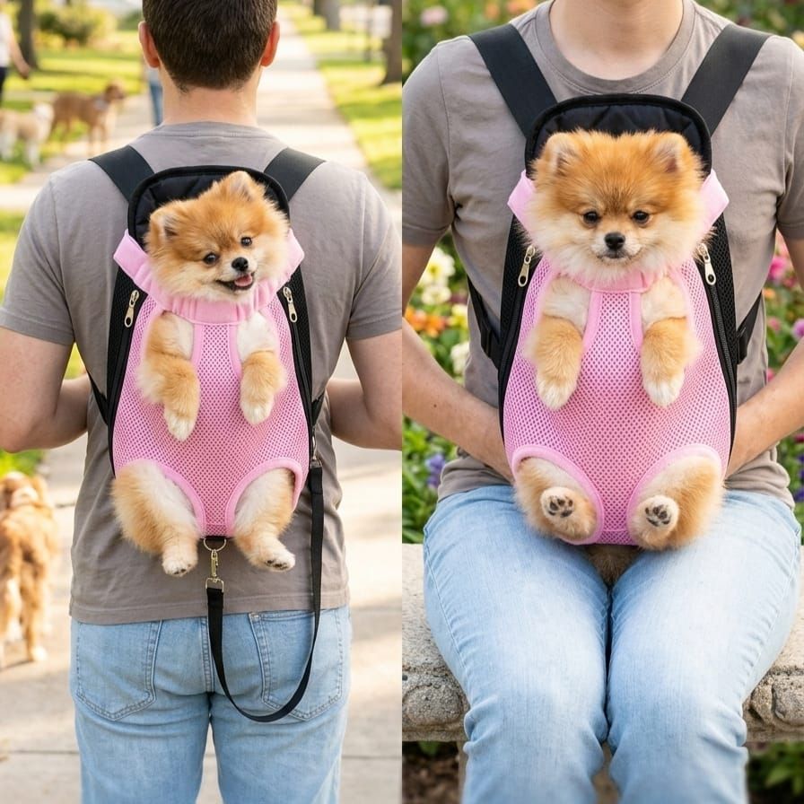 Pet Luxury Paws-Free Dog Carrier