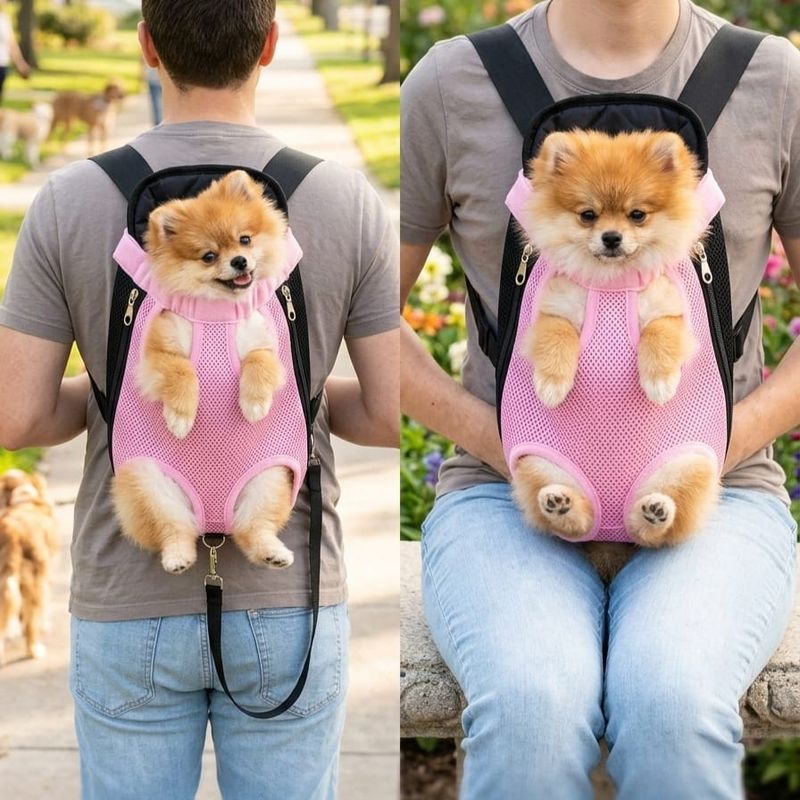 Pet Luxury Paws-Free Dog Carrier