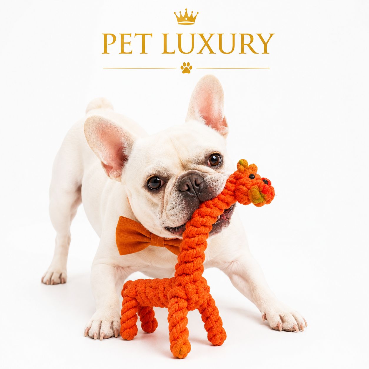 Giraffe Safari Sun Rope Dog Toy - Orange Giraffe Safari Sun Rope Dog Toy - Orange