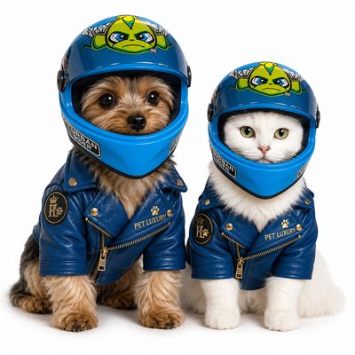 Pet Luxury Urban Rider Cats & Dogs Premium Helmet | Grand Prix Pet Racing Helmet Pet Luxury Urban Rider Cats & Dogs Premium Helmet | Grand Prix Pet Racing Helmet