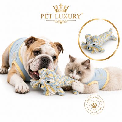 Pet Luxury Jungle Tiger Chew Cat And Dog Handmade Rope Durable Toy Pet Luxury Jungle Tiger Chew Cat And Dog Handmade Rope Durable Toy