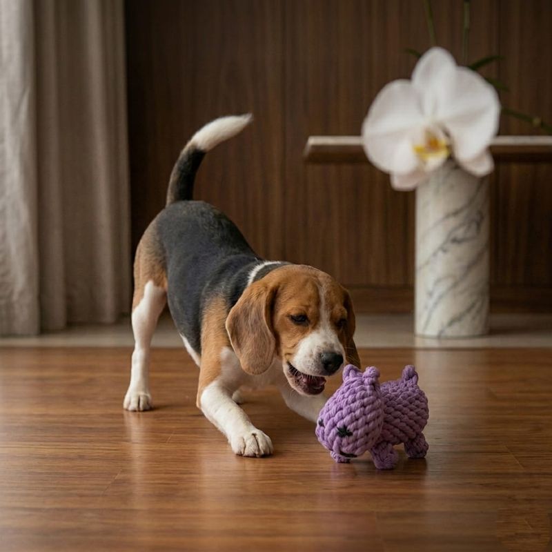 Pet Luxury Happy Hippo Rope Chew Toy Pet Luxury Happy Hippo Rope Chew Toy