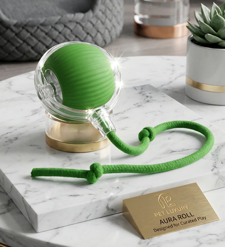AI LED Cat and Dog Green Ball