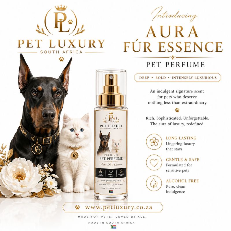 Pet Luxury Pet Perfume – Aura Fúr Essence | Premium Pet Fragrance for Dogs & Cats