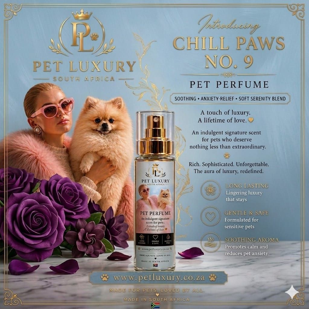 Pet Luxury Pet Perfume – Chill Paws | Calming Fragrance for Pets